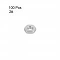 Uxcell Hex Nuts 2 -56 Fine Thread Hexagon Nut Stainless Steel 304 Pack Of 100