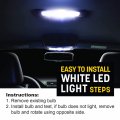 Pilot Automotive Il-194w-9wk Replacement White Led Bulb 2 Pieces 1 Pack