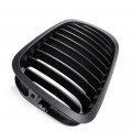 Left Right Matte Black Front Sport Kidney Grille Grill Compatible With 1999-2002 Bmw E46 323ci 325ci 328ci 330ci 2-door Pre-lci