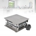 Lifting Platform Stand Adjustable Stainless Steel Lab Jack Scissor For Objects Instruments Physics Chemistry And Biology