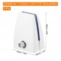 Uxcell Office Desk Partition Support Bracket 4pcs Divider Clamp Brackets Screen Clip Holders For 2-20mm Thick White