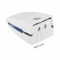 Uxcell Office Desk Partition Support Bracket 4pcs Divider Clamp Brackets Screen Clip Holders For 2-20mm Thick White