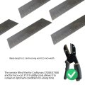 10 Replacement Blades With Storage Box For Accu-cut 37310 And Handi-cut 37300 37200 2 5 In