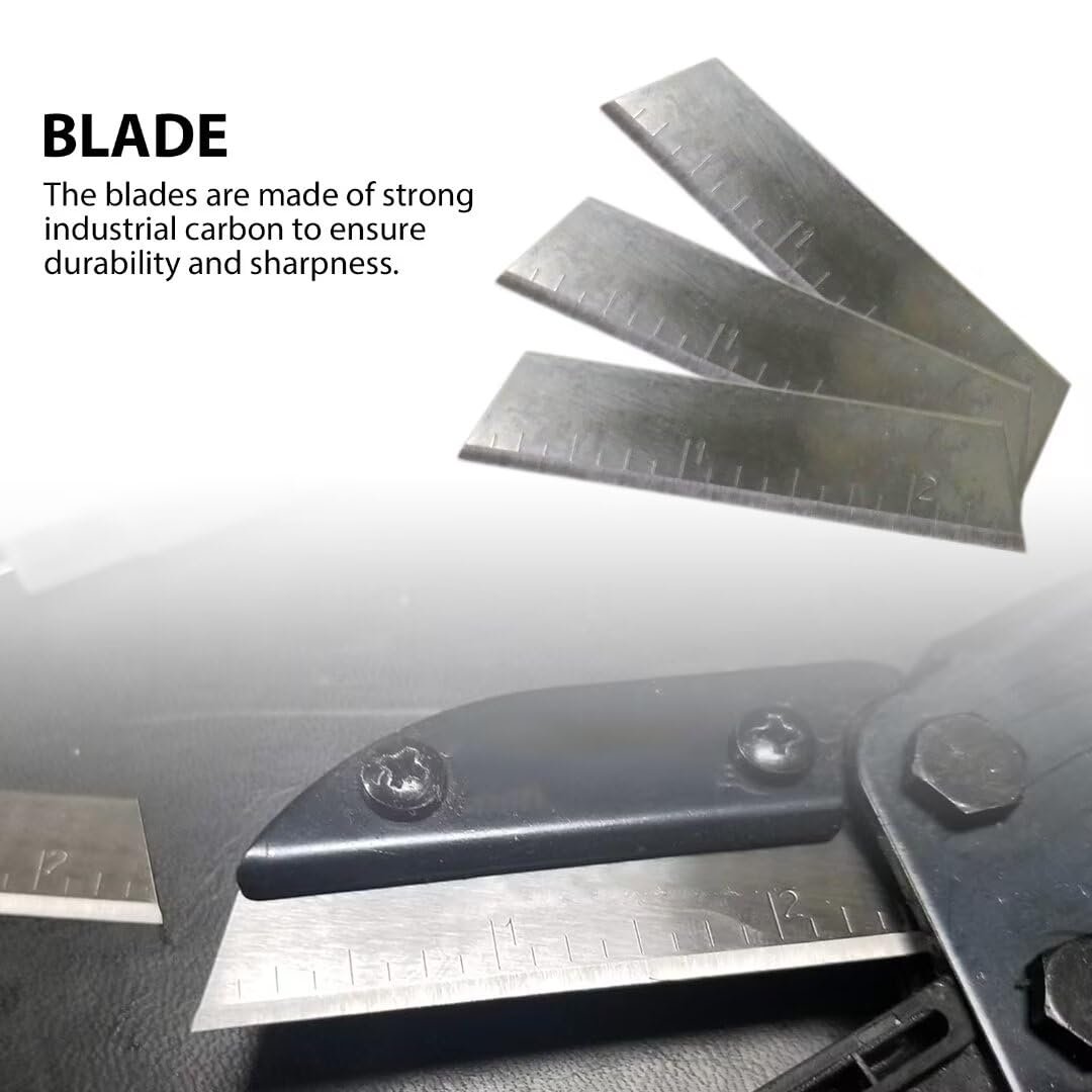 10 Replacement Blades With Storage Box For Accu-cut 37310 And Handi-cut 37300 37200 2 5 In