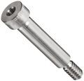18-8 Stainless Steel Shoulder Screw Hex Socket Drive Diameter Length Pack Of 1 