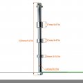 12mm 220mm 3 Spacers 17mm  8mm Front Rear Axle For 50cc 70cc 90cc 110cc Dirt Pit Pro Trail Bikes