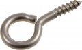 Hillman 4277 Stainless Steel Screw Eyes 8 X 1-5 10 Pieces 