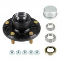 Trailer Idler Hub Kit 5 On-hole Bolt Circle For 3 500 Lb Axles 5x5 5 Lugs Assembly 