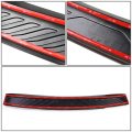 Auto Dynasty Trunk Sill Scuff Plate Rear Bumper Protector Compatible With Toyota Corolla 2014 2015 2016