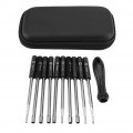 10 Pcs Carburetor Adjustment Set Screwdriver Card Tool Splined Double D Type