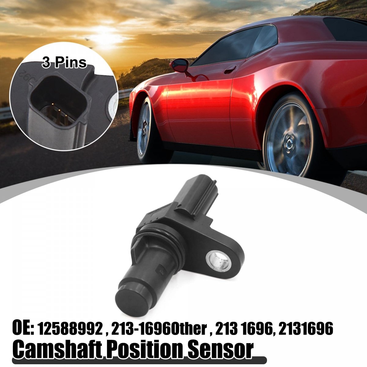 12588992 Crankshaft Position Sensor Cam Camshaft Fit For Chevrolet 2006-2010