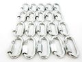 20 Quick Link Chain Rope Cable Connectors 3 Long Heavy Duty 8 Thick 1760 Pound
