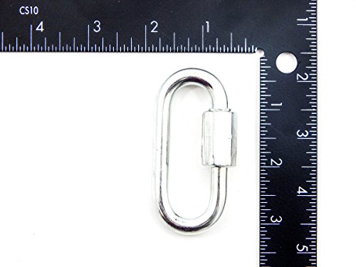 20 Quick Link Chain Rope Cable Connectors 3 Long Heavy Duty 8 Thick 1760 Pound