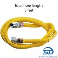 Supplying Demand 203-3132 5 Feet Clothes Dryer Gas Connector 1 2 Inch Od