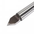 Uxcell Mt2 Half Notched Lathe Dead Center Morse Taper 2mt Steel Tool For Woodworking Woodturning Drill