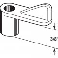 Prime-line Pl 14580 Plastic Screen Clip 3 8 In Gray 100 Pack