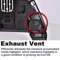 G-plus Led Fog Lights Compatible With 2019 2020 2021 Chevy Silverado 1500 Front Bumper Driving Lamps W O Wiring Kit Driver