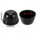 X Autohaux 4pcs 83mm Universal Car Led Headlight Headlamp Dust Cap Cover Rubber