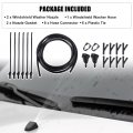 Uxcell 1 Set Windshield Washer Water Nozzle Spray No 98630200 For Hyundai Accent Limited Se Sel 1 6l L4 Gas 2018-2022