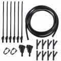 Uxcell 1 Set Windshield Washer Water Nozzle Spray No 98630200 For Hyundai Accent Limited Se Sel 1 6l L4 Gas 2018-2022