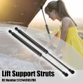 X Autohaux 2pcs Rear Tailgate Lift Support Gas Struts Spring Shock For Bmw E90 325i 2006 Sedan Black