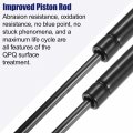 X Autohaux 2pcs Rear Tailgate Lift Support Gas Struts Spring Shock For Bmw E90 325i 2006 Sedan Black