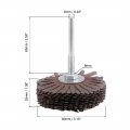 Uxcell Abrasive Cloth Flap Wheel Sanding Star 1 4-inch Shank For Woodworking Root Carving Furniture Polishing 150 Grit