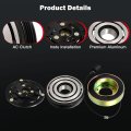 Ac Clutch Kit For Nissan Altima 2 4l 1997 To 2001 Dkv14c Compressor Type With Pulley Bearing Hub And Electromagnetic Coil Part