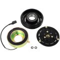 Ac Clutch Kit For Nissan Altima 2 4l 1997 To 2001 Dkv14c Compressor Type With Pulley Bearing Hub And Electromagnetic Coil Part 