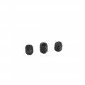 Uxcell 10pcs Black M2 5 X 3mm Alloy Steel Hex Socket Set Grub Screws Headless Cup Point