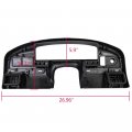 G-plus Dash Panel Bezel Compatible With 1994 Thru 1997 Ford F150 F250 F350 And Super Duty Gas Engine Only