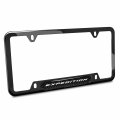 Ipick Image Compatible With Ford Expedition Real Carbon Fiber Insert Black 50 States Stainless Steel License Plate Frame