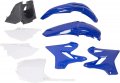 Kuafu Motorcycle Plastic Kit Compatible With 2002-2020 Yamaha Yz125 Yz250 Complete Restyle Left Right Front Rear 8pcs Blue