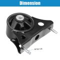 Front Car Engine Motor Mount Replacement For Toyota Highlander 4 Cyl 2 4l 2001-2007 No 1236128100 Black