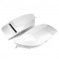 Evgatsauto Fog Lamp Bezel Fit For Sti Wrx 04-05 Abs Material Pair Front Light Cover White
