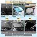 Cartist Windshield Sun Shade Custom Fit For Chrysler Pacifica 2017-2022 2023 Accessories Foldable Car Front Windowshade Sun