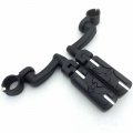 Httmt Mt216-086-4 Black Peg Mounting Kit With Eagle Hawk Footpeg Compatible Bike Equipped Inch 1 25mm Front Engine Guard Frame