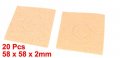 Uxcell 58mm X 2mm Welding Station Soldering Iron Cleaning Sponge 20pcs