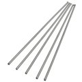 4pcs 250mm 5mm Od 3mm Id 304 Stainless Seamless Steel Capillary Silver Tubes