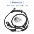 Uxcell Rear Left Abs Wheel Speed Sensor No 95650-26000 For Hyundai Santa Fe 2001-2006