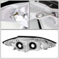 To2518118 Oe Style Headlight Lamp Compatible With Toyota Camry 2005-2006 Driver Left Side Chrome Housing Amber Corner