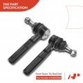 A-premium 3pcs Steering Rack Pinion And Outer Tie Rod End Kit Compatible With Chevrolet Malibu 2004-2012 Pontiac G6 2005-2010