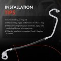 A-premium A C Suction Line Hose Assembly Compatible With Ford Focus 2012-2014 Electric L4 2 0l Compressor To Evap