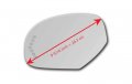 Round Turn Signal Fit Over Auto-dimming Mirror Glass With Full Size Adhesive For Silverado Escalade Tahoe Yukon Sierra Suburban