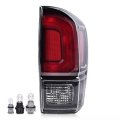 Right Tail Light Lamp Assembly For Toyota Tacoma 2016 2017 2018 2019 2020 2021 2022 2023 All Models Clear Lens Black Housing 