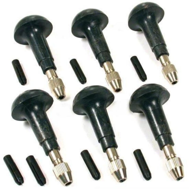 6 Swivel Pin Vise Graver Handle Drilling Watch Tools