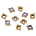 10pcs Cnc Carbide Tips Inserts Blade Cutter Lathe Turning Tool For Semifinishing Steel