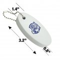 Graphics More Tennessee State University Secondary Floating Keychain Oval Foam Fishing Boat Buoy Key Float