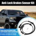 X Autohaux Wheel Anti-lock Brakes Sensor Kit For Ram 1500 2013-2022 Left Right Front Abs Speed Replaces 68170065ab 68170065ac