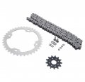 O Ring Chain Sprocket Silver Fits 2004-2008 Yamaha Yfz450 13 38 96l